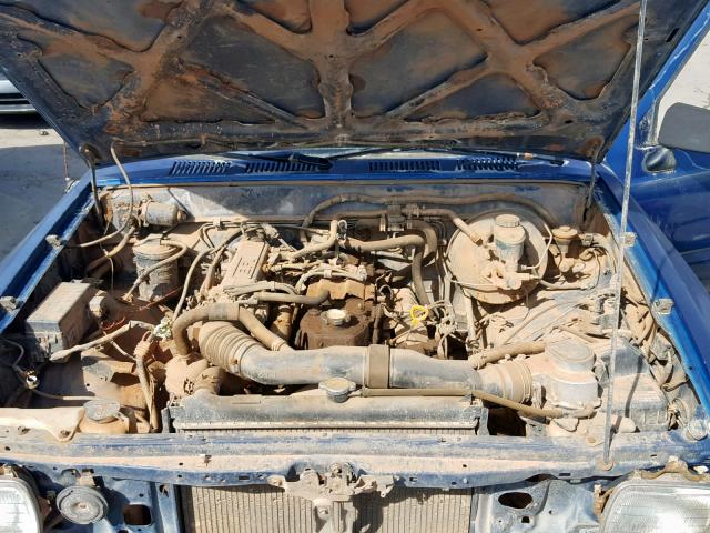 4TARN81A1RZ302335 - 1994 TOYOTA PICKUP 1/2 BLUE photo 7