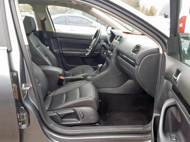 3VWPL7AJXBM704984 - 2011 VOLKSWAGEN JETTA TDI GRAY photo 5