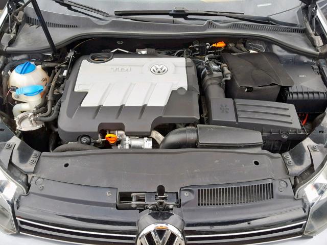 3VWPL7AJXBM704984 - 2011 VOLKSWAGEN JETTA TDI GRAY photo 7