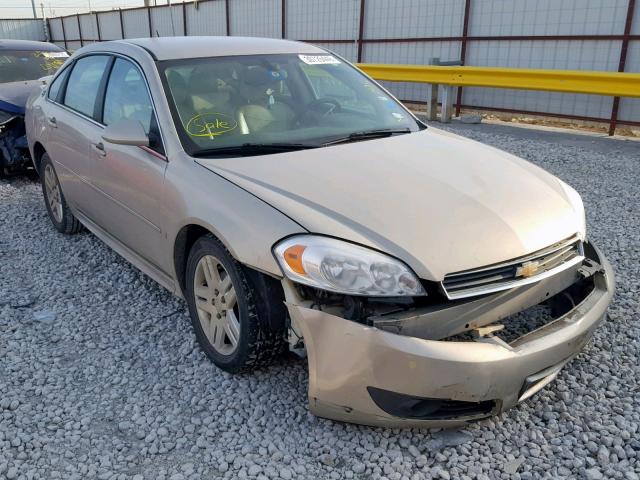 2G1WC57M691101187 - 2009 CHEVROLET IMPALA 2LT TAN photo 1