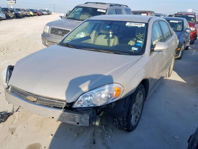 2G1WC57M691101187 - 2009 CHEVROLET IMPALA 2LT TAN photo 2