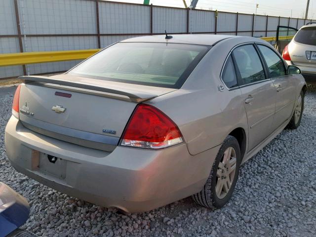 2G1WC57M691101187 - 2009 CHEVROLET IMPALA 2LT TAN photo 4