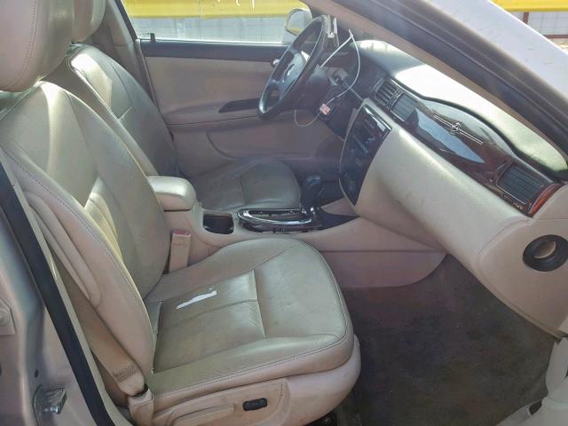 2G1WC57M691101187 - 2009 CHEVROLET IMPALA 2LT TAN photo 5