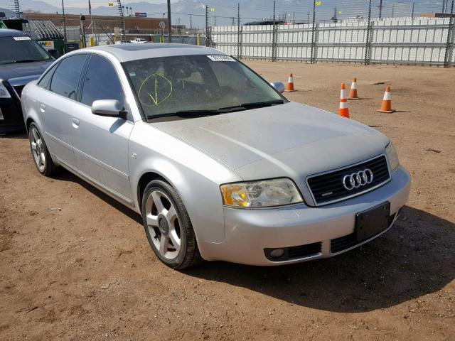 WAULD64B64N018749 - 2004 AUDI A6 2.7T QU SILVER photo 1