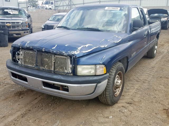 3B7KC23692M277001 - 2002 DODGE RAM 2500 BLUE photo 2