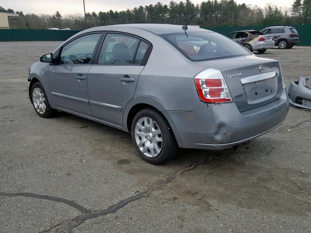 3N1AB6AP7AL717533 - 2010 NISSAN SENTRA 2.0 GRAY photo 3