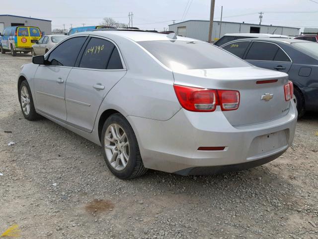1G11C5SA3DF181296 - 2013 CHEVROLET MALIBU 1LT SILVER photo 3