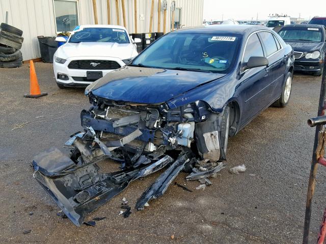 1G1ZB5E11BF216867 - 2011 CHEVROLET MALIBU LS BLUE photo 2