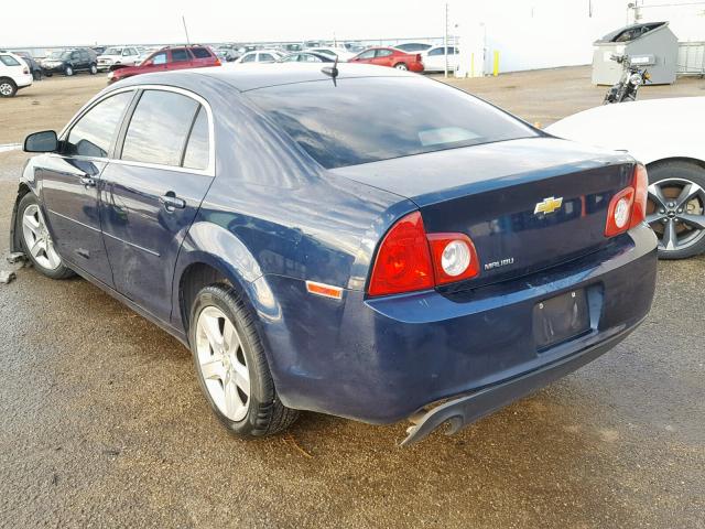 1G1ZB5E11BF216867 - 2011 CHEVROLET MALIBU LS BLUE photo 3