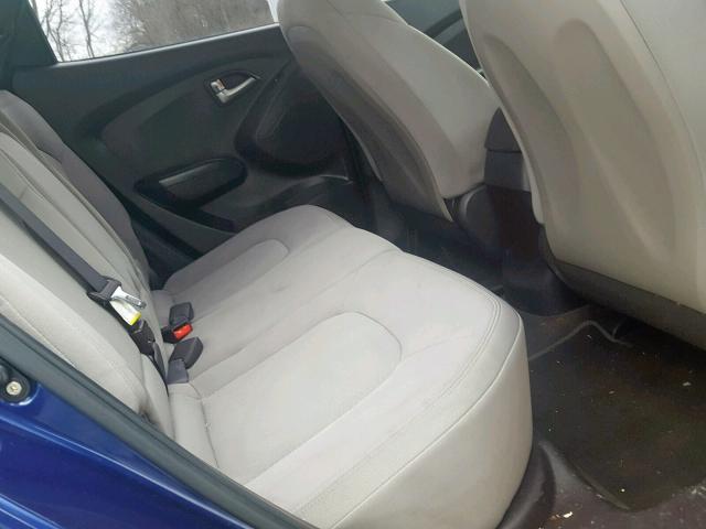 KM8JT3AB1BU198981 - 2011 HYUNDAI TUCSON GL BLUE photo 6