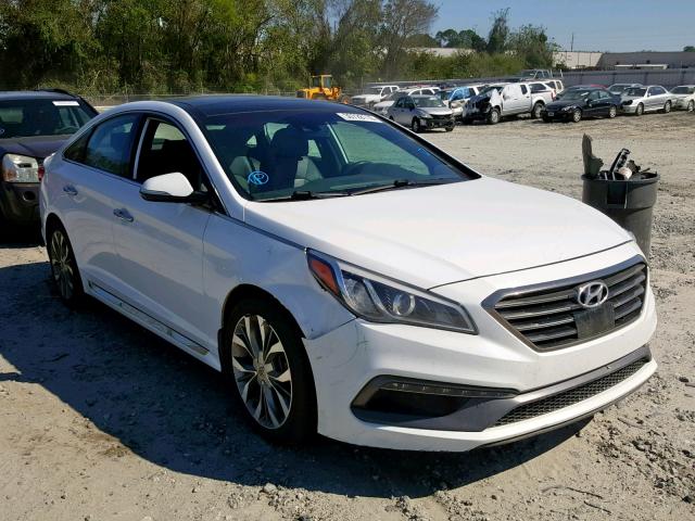 5NPE34AB2FH245429 - 2015 HYUNDAI SONATA SPO WHITE photo 1