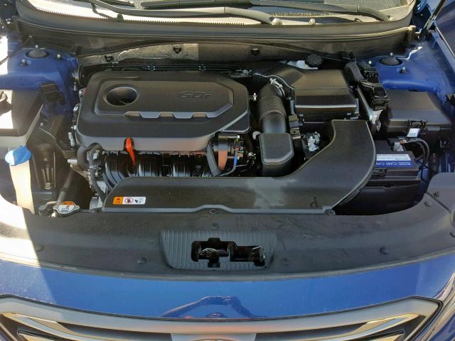 5NPE34AF0GH399108 - 2016 HYUNDAI SONATA SPO BLUE photo 7