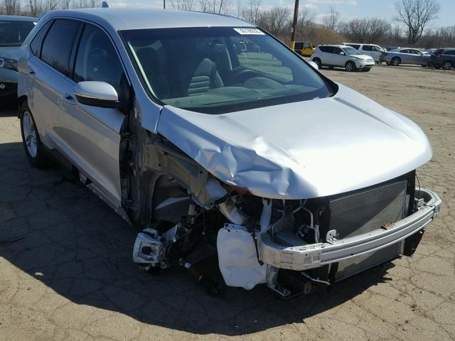 2FMPK4J89HBC62349 - 2017 FORD EDGE SEL SILVER photo 1