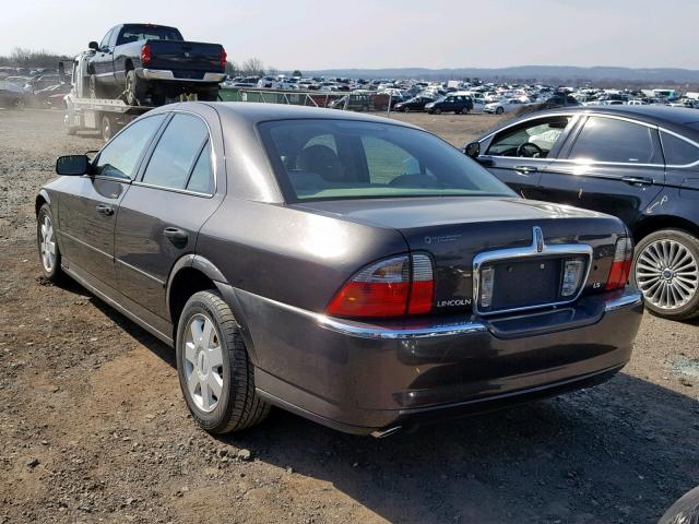 1LNHM86S35Y648595 - 2005 LINCOLN LS GRAY photo 3