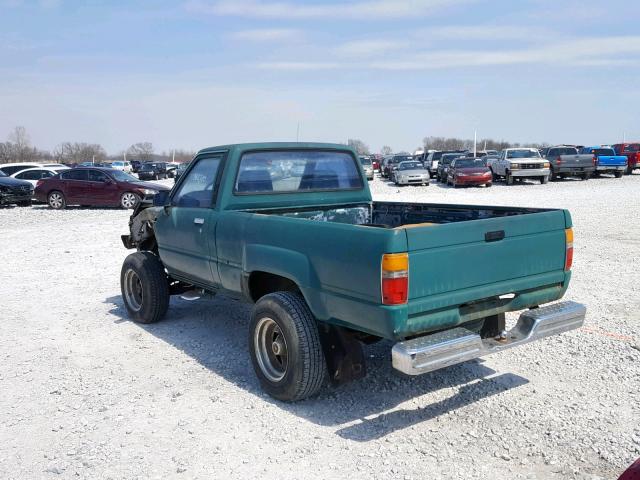 JT4RN63A3J0232691 - 1988 TOYOTA PICKUP RN6 GREEN photo 3