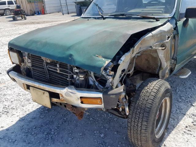 JT4RN63A3J0232691 - 1988 TOYOTA PICKUP RN6 GREEN photo 9