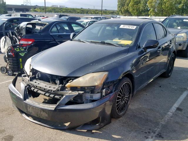 JTHCK262X85021138 - 2008 LEXUS IS 250 GRAY photo 2