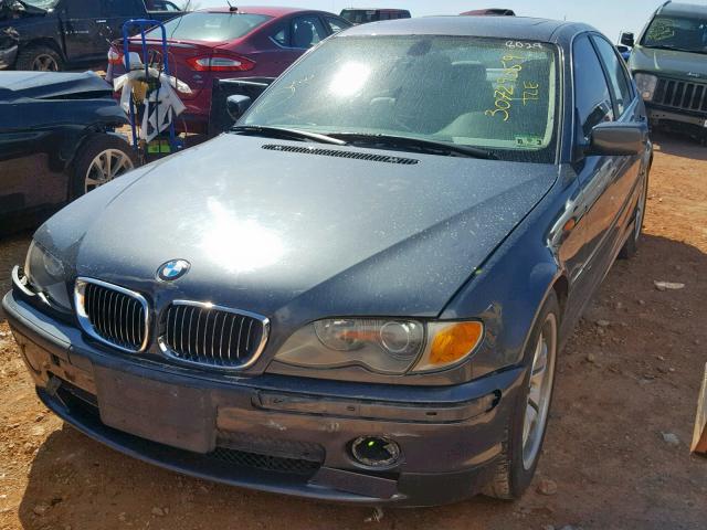 WBAEV53472KM18028 - 2002 BMW 330 I GRAY photo 2