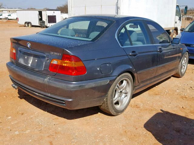 WBAEV53472KM18028 - 2002 BMW 330 I GRAY photo 4