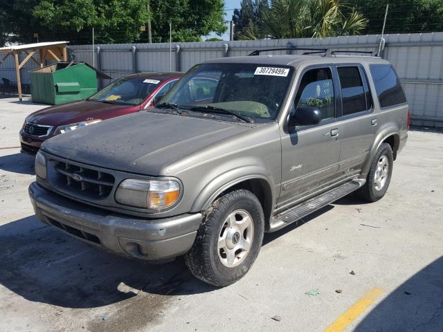 1FMZU65E51ZA13533 - 2001 FORD EXPLORER L GRAY photo 2