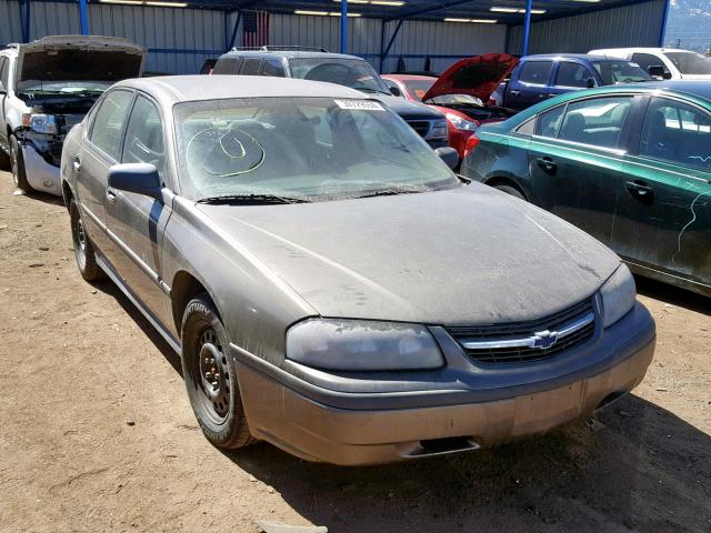 2G1WF55E929260103 - 2002 CHEVROLET IMPALA GRAY photo 1