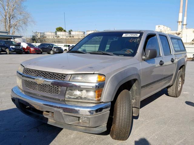 1GCDS136658121433 - 2005 CHEVROLET COLORADO BROWN photo 2