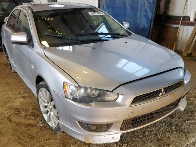 JA3AU26U58U606847 - 2008 MITSUBISHI LANCER ES GRAY photo 1