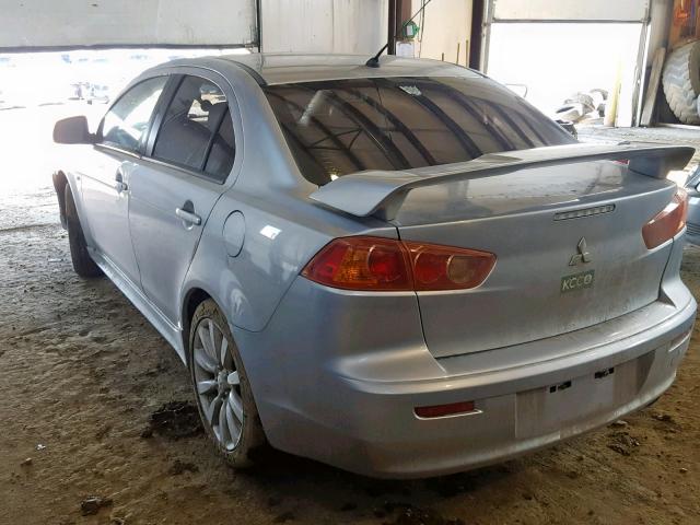 JA3AU26U58U606847 - 2008 MITSUBISHI LANCER ES GRAY photo 3