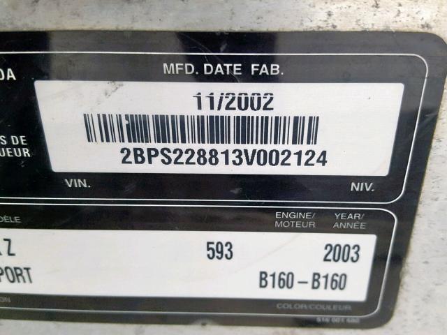 2BPS228813V002124 - 2003 SKI DOO MXZ BLACK photo 20