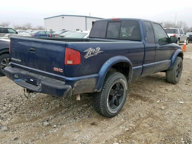 1GTCT19XX38177834 - 2003 GMC SONOMA BLUE photo 4