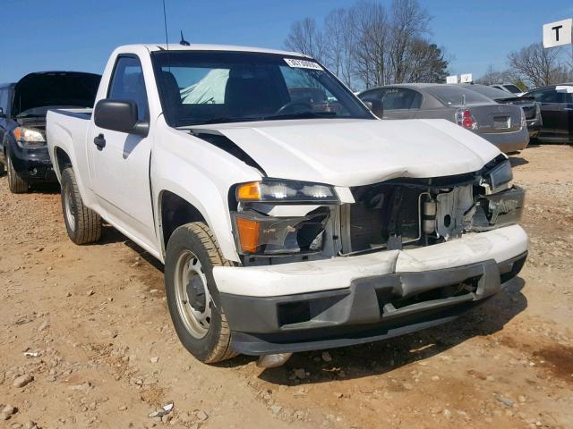 1GCCSBFE5C8163416 - 2012 CHEVROLET COLORADO WHITE photo 1