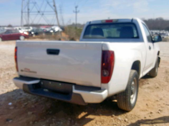 1GCCSBFE5C8163416 - 2012 CHEVROLET COLORADO WHITE photo 4