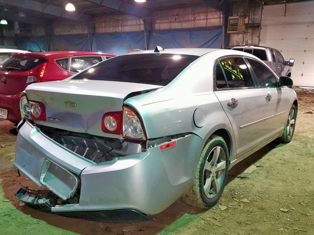 1G1ZC5E00CF111968 - 2012 CHEVROLET MALIBU 1LT 银色 照片 4