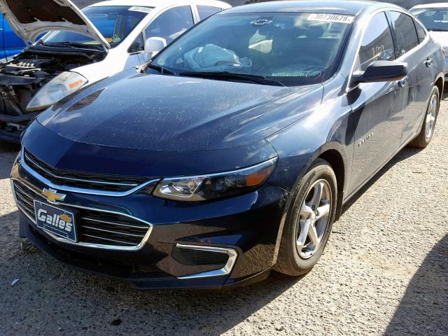 1G1ZB5ST5HF277301 - 2017 CHEVROLET MALIBU LS BLUE photo 2