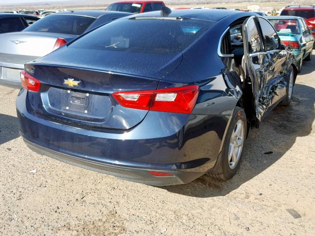 1G1ZB5ST5HF277301 - 2017 CHEVROLET MALIBU LS BLUE photo 4