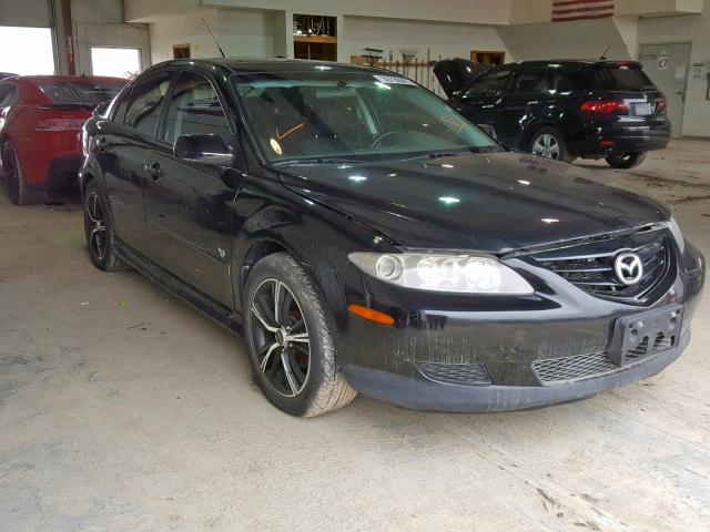 1YVHP84D155M73467 - 2005 MAZDA 6 S BLACK photo 1