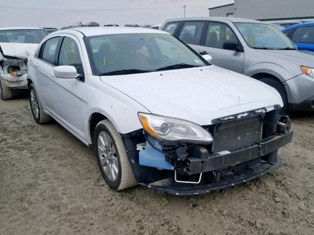 1C3BC4FG8BN547412 - 2011 CHRYSLER 200 LX WHITE photo 1