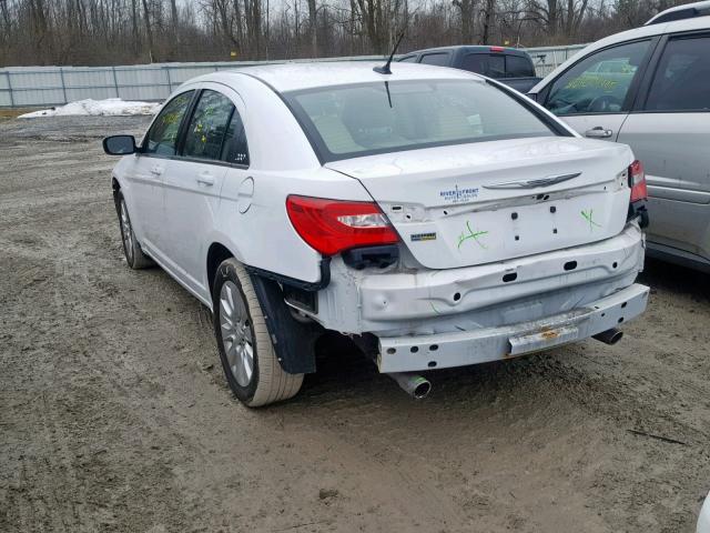 1C3BC4FG8BN547412 - 2011 CHRYSLER 200 LX WHITE photo 3