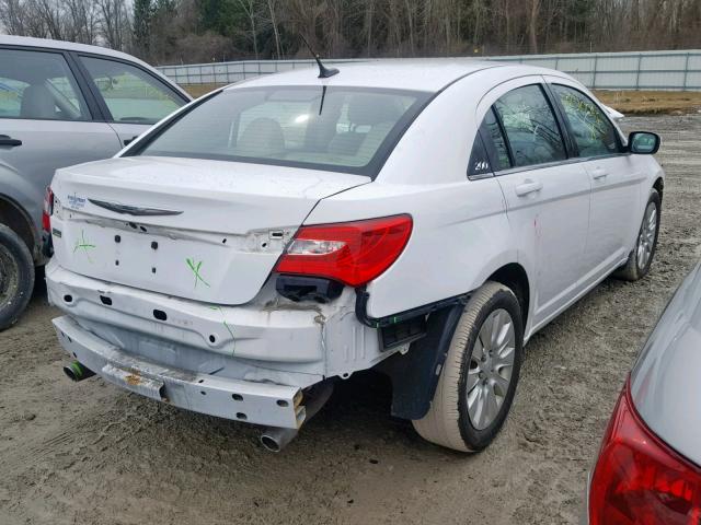 1C3BC4FG8BN547412 - 2011 CHRYSLER 200 LX WHITE photo 4