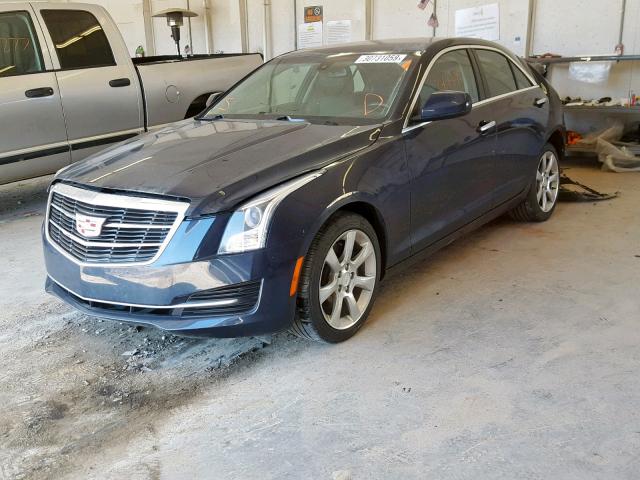 1G6AA5RA6G0151707 - 2016 CADILLAC ATS BLUE photo 2