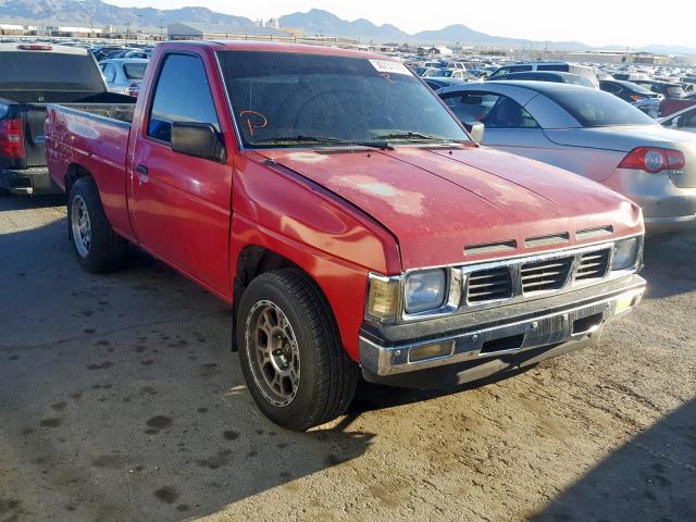 1N6ND11S3HC363609 - 1987 NISSAN D21 SHORT RED photo 1