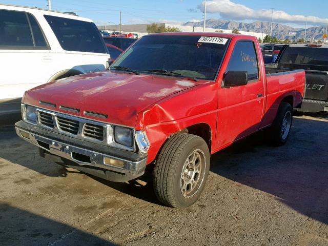 1N6ND11S3HC363609 - 1987 NISSAN D21 SHORT RED photo 2