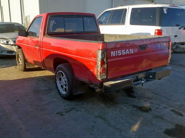 1N6ND11S3HC363609 - 1987 NISSAN D21 SHORT RED photo 3