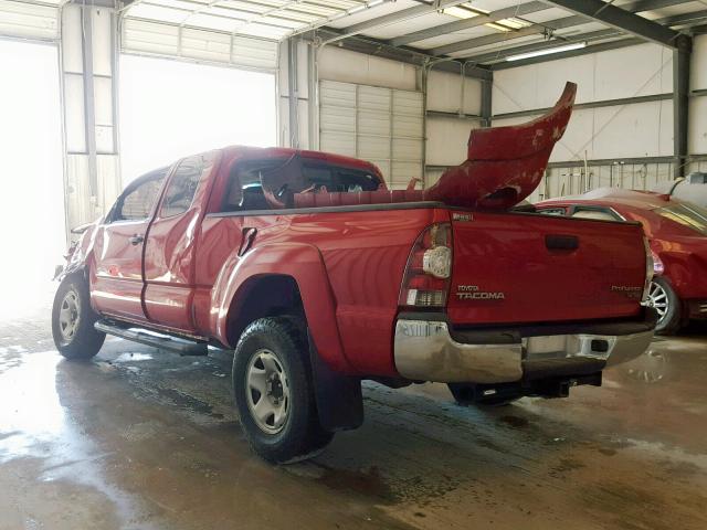 5TETX62NX9Z628004 - 2009 TOYOTA TACOMA PRE MAROON photo 3