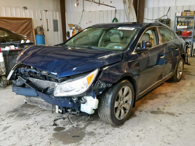 1G4GC5EG0AF201111 - 2010 BUICK LACROSSE C BLUE photo 2