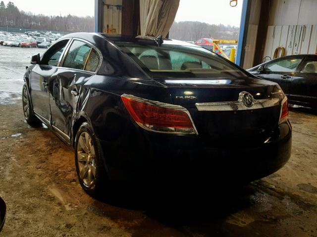 1G4GC5EG0AF201111 - 2010 BUICK LACROSSE C BLUE photo 3