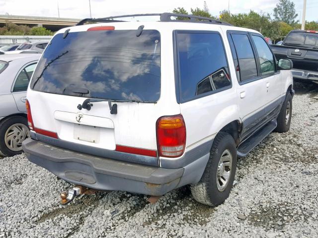 4M2ZU55P2WUJ44823 - 1998 MERCURY MOUNTAINEE WHITE photo 4