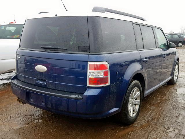 2FMGK5BC0CBD07910 - 2012 FORD FLEX SE BLUE photo 4