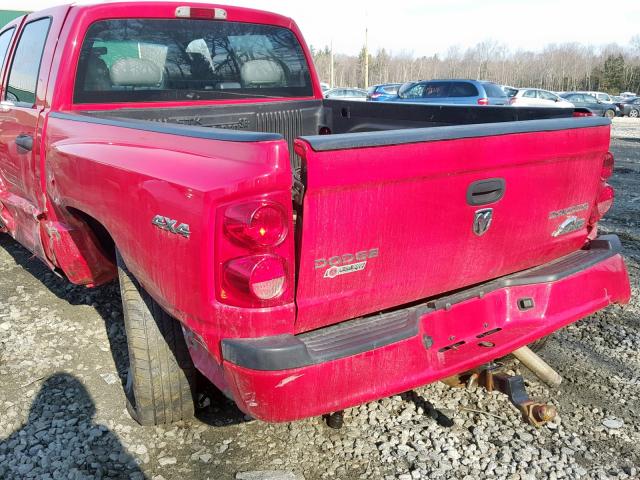 1D7RW3GK0BS614333 - 2011 DODGE DAKOTA SLT RED photo 9