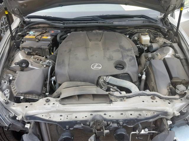 JTHCF1D27E5007744 - 2014 LEXUS IS 250 SILVER photo 7